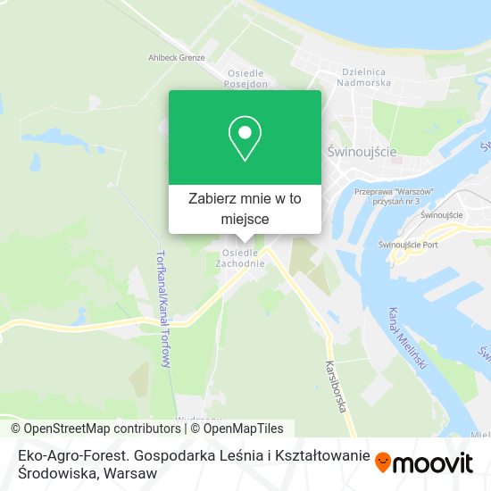 Mapa Eko-Agro-Forest. Gospodarka Leśnia i Kształtowanie Środowiska