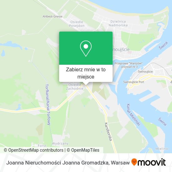 Mapa Joanna Nieruchomości Joanna Gromadzka