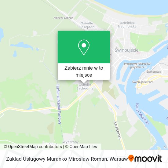 Mapa Zaklad Uslugowy Muranko Miroslaw Roman