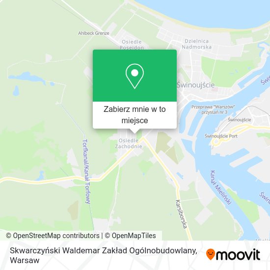 Mapa Skwarczyński Waldemar Zakład Ogólnobudowlany