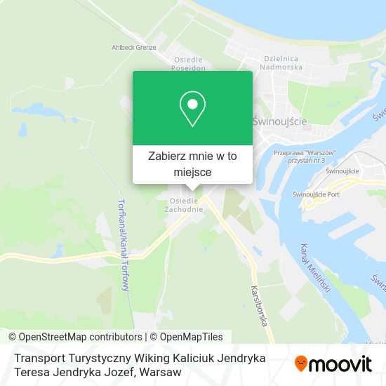 Mapa Transport Turystyczny Wiking Kaliciuk Jendryka Teresa Jendryka Jozef