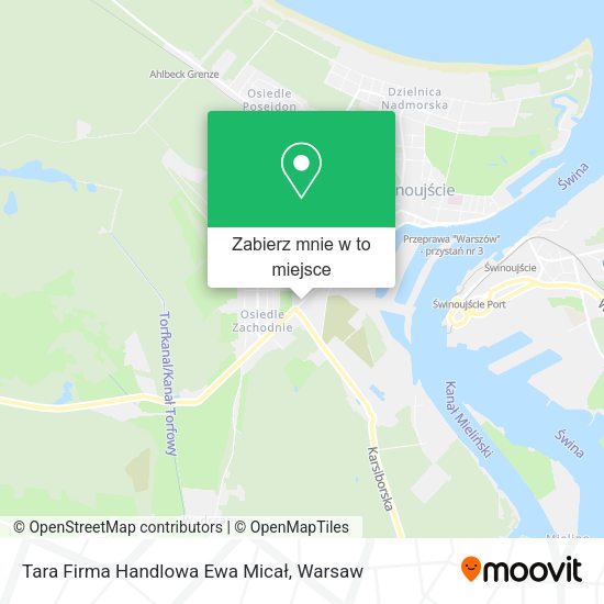 Mapa Tara Firma Handlowa Ewa Micał