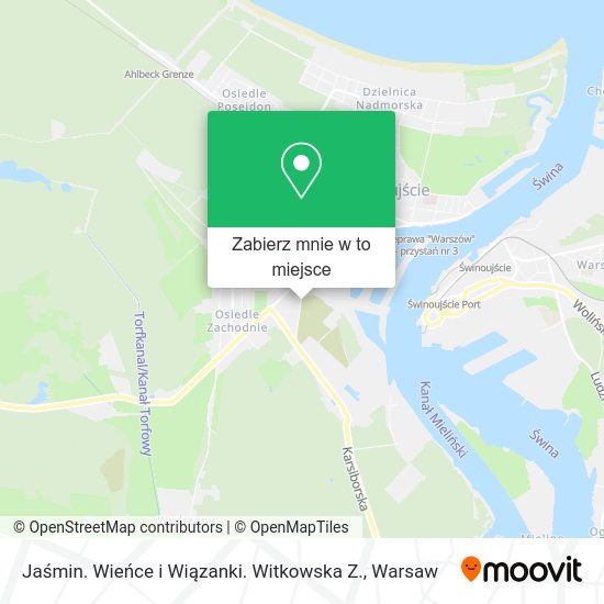 Mapa Jaśmin. Wieńce i Wiązanki. Witkowska Z.