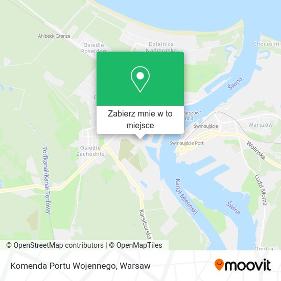 Mapa Komenda Portu Wojennego