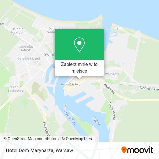 Mapa Hotel Dom Marynarza