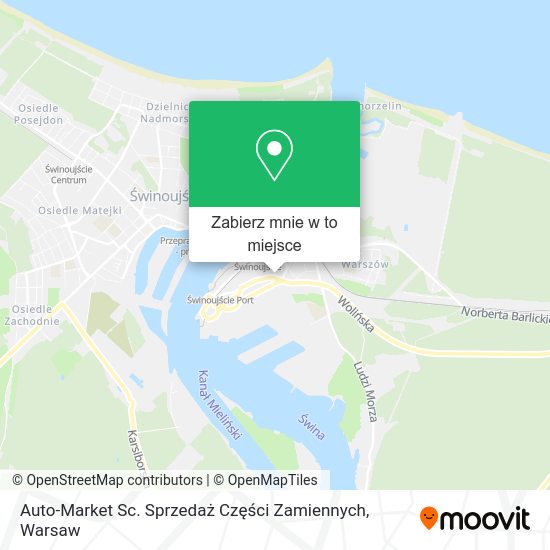 Mapa Auto-Market Sc. Sprzedaż Części Zamiennych