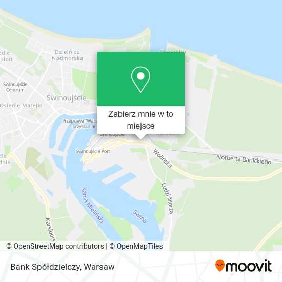 Mapa Bank Spółdzielczy