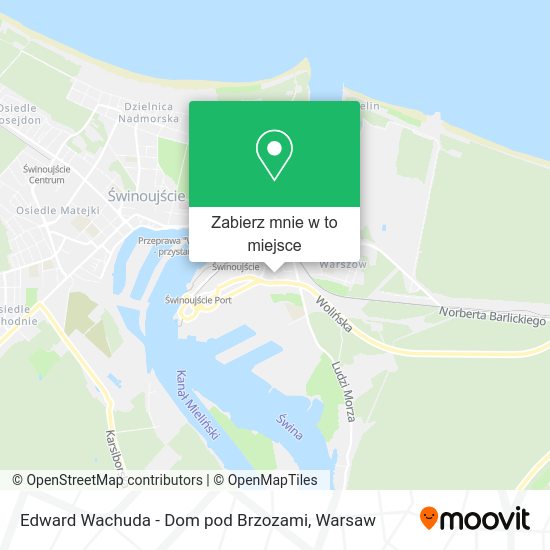 Mapa Edward Wachuda - Dom pod Brzozami