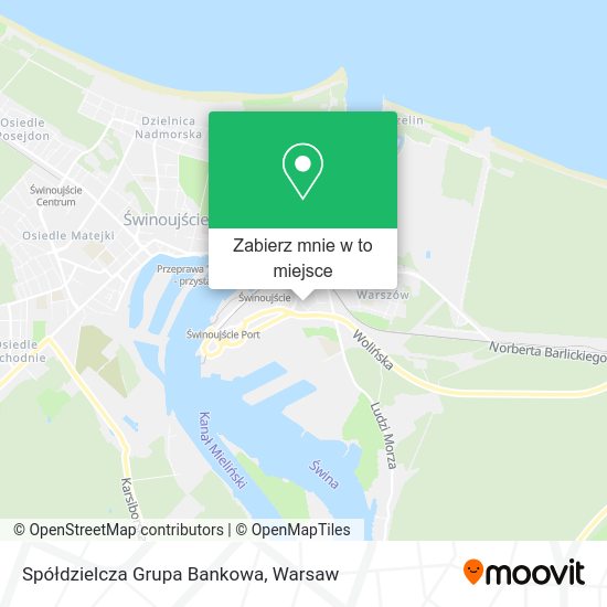 Mapa Spółdzielcza Grupa Bankowa