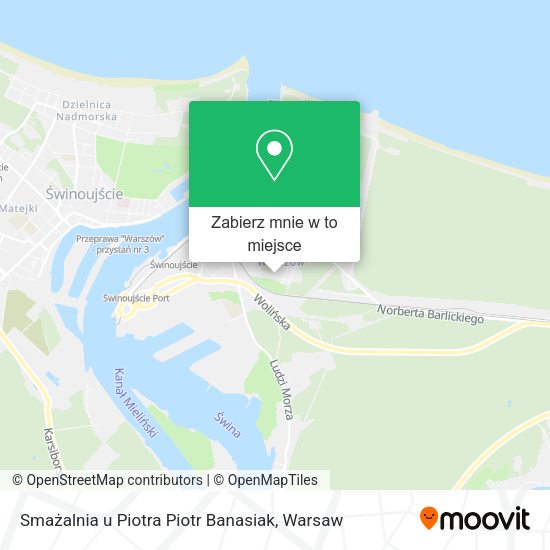 Mapa Smażalnia u Piotra Piotr Banasiak