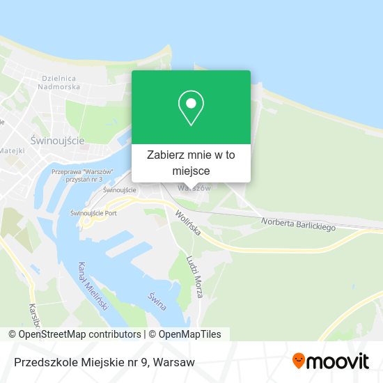 Mapa Przedszkole Miejskie nr 9