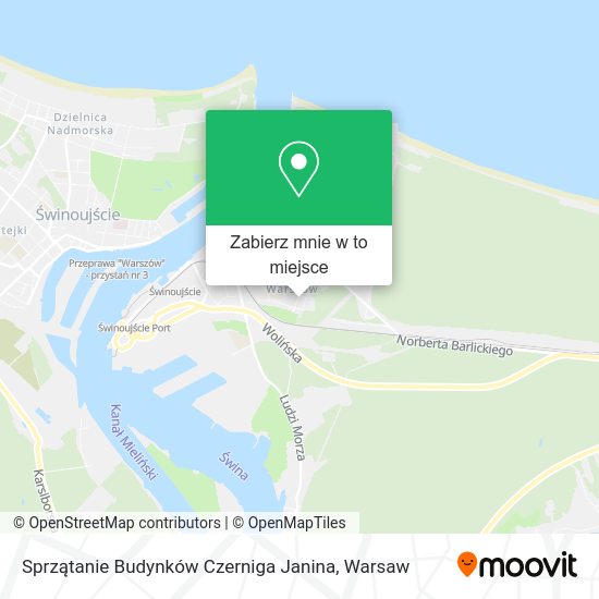 Mapa Sprzątanie Budynków Czerniga Janina