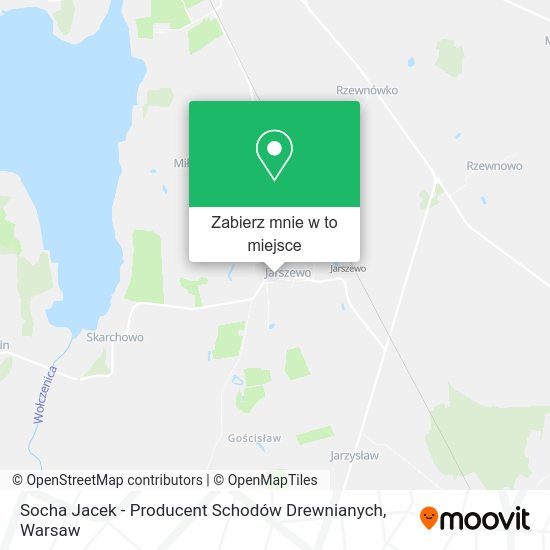 Mapa Socha Jacek - Producent Schodów Drewnianych