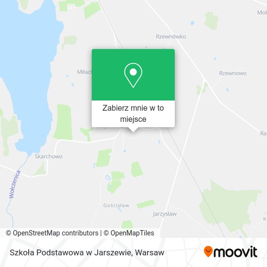 Mapa Szkoła Podstawowa w Jarszewie