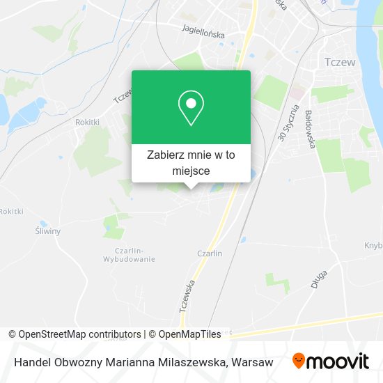 Mapa Handel Obwozny Marianna Milaszewska