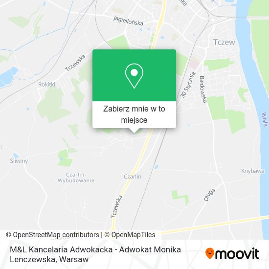 Mapa M&L Kancelaria Adwokacka - Adwokat Monika Lenczewska