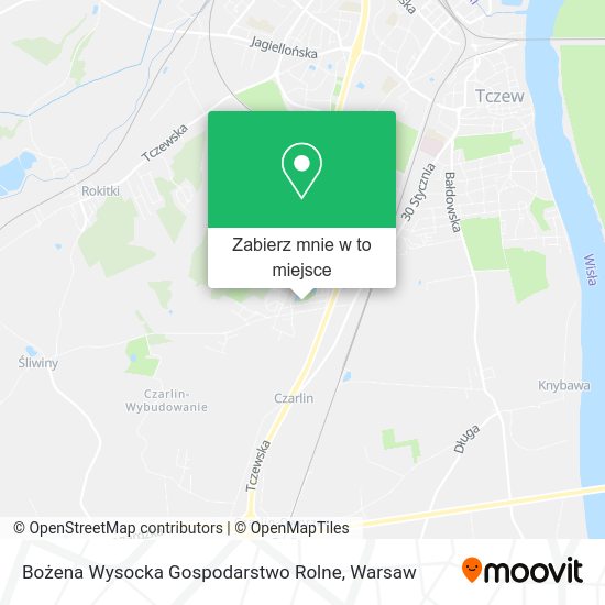 Mapa Bożena Wysocka Gospodarstwo Rolne