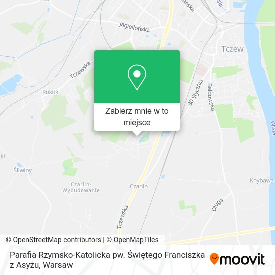 Mapa Parafia Rzymsko-Katolicka pw. Świętego Franciszka z Asyżu