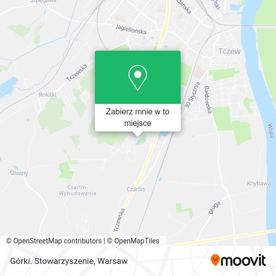 Mapa Górki. Stowarzyszenie