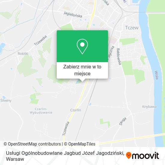 Mapa Usługi Ogólnobudowlane Jagbud Józef Jagodziński