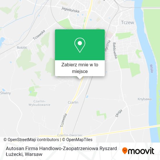 Mapa Autosan Firma Handlowo-Zaopatrzeniowa Ryszard Łużecki