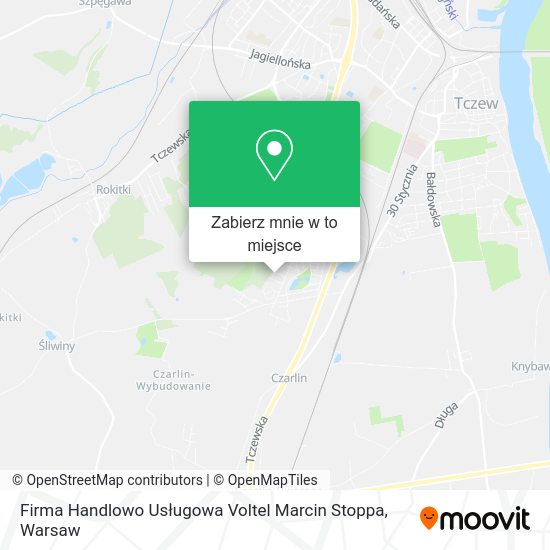 Mapa Firma Handlowo Usługowa Voltel Marcin Stoppa