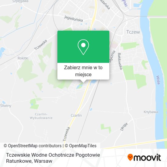 Mapa Tczewskie Wodne Ochotnicze Pogotowie Ratunkowe