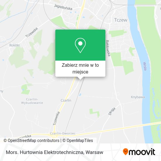 Mapa Mors. Hurtownia Elektrotechniczna