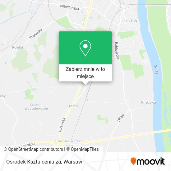 Mapa Osrodek Ksztalcenia za