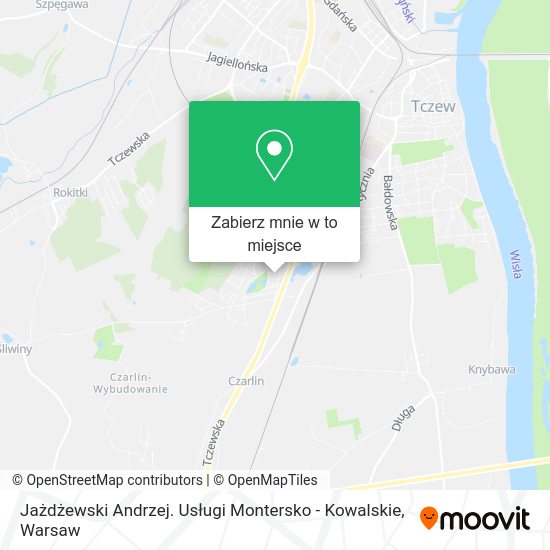 Mapa Jażdżewski Andrzej. Usługi Montersko - Kowalskie