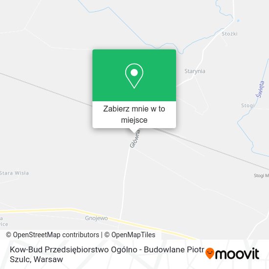 Mapa Kow-Bud Przedsiębiorstwo Ogólno - Budowlane Piotr Szulc