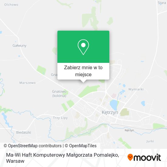 Mapa Ma-Wi Haft Komputerowy Małgorzata Pomalejko