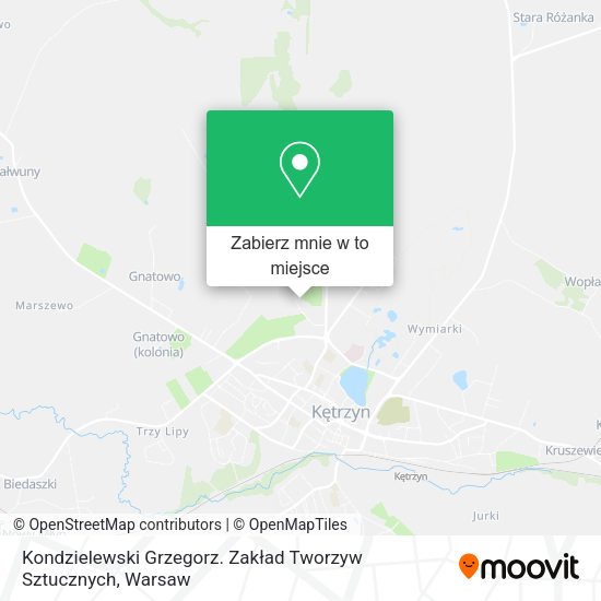 Mapa Kondzielewski Grzegorz. Zakład Tworzyw Sztucznych