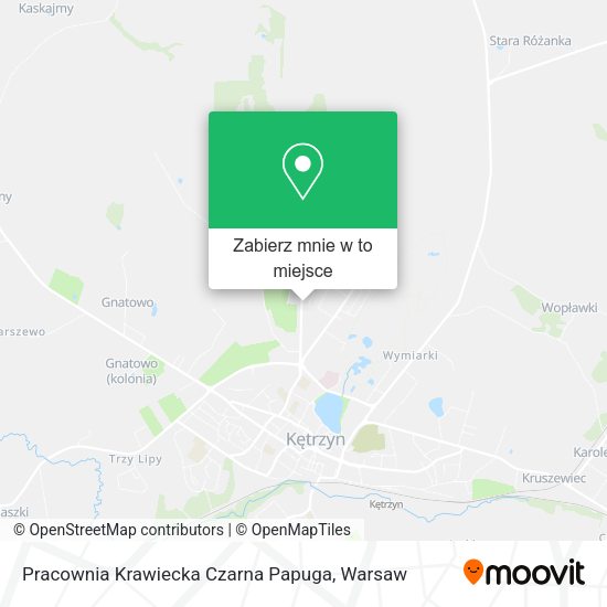 Mapa Pracownia Krawiecka Czarna Papuga