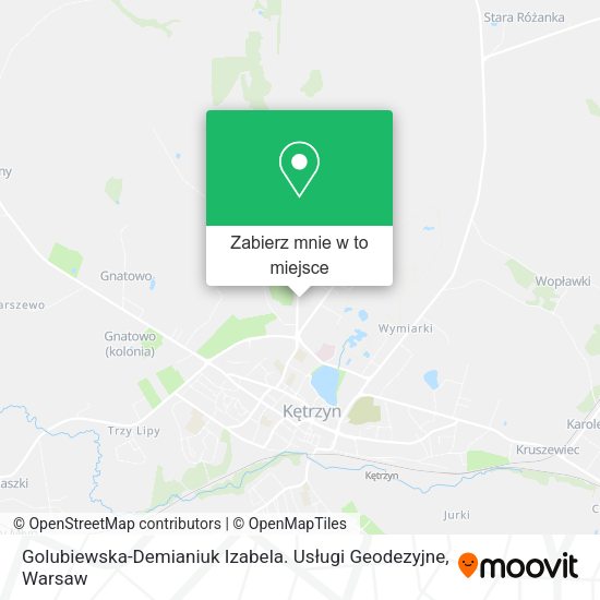 Mapa Golubiewska-Demianiuk Izabela. Usługi Geodezyjne