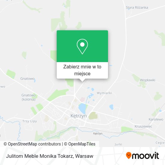 Mapa Julitom Meble Monika Tokarz