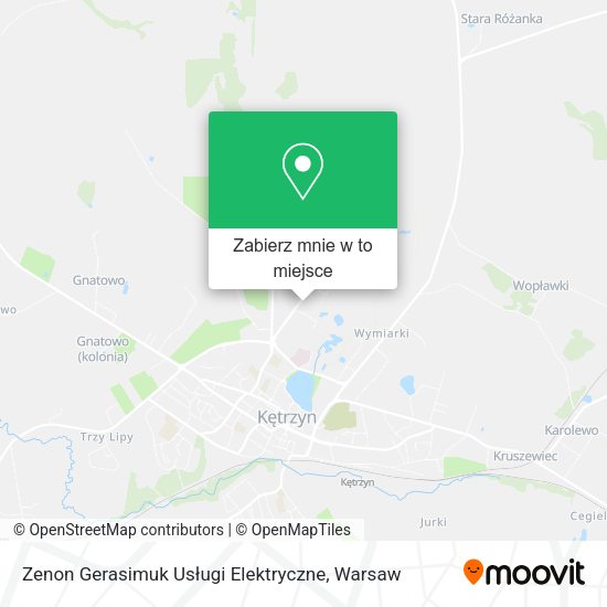 Mapa Zenon Gerasimuk Usługi Elektryczne