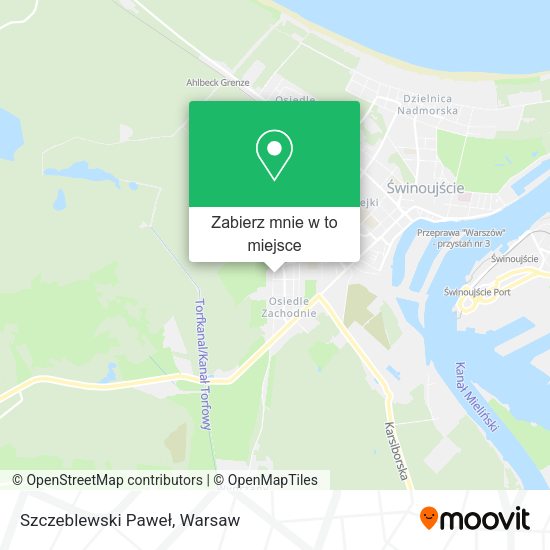 Mapa Szczeblewski Paweł