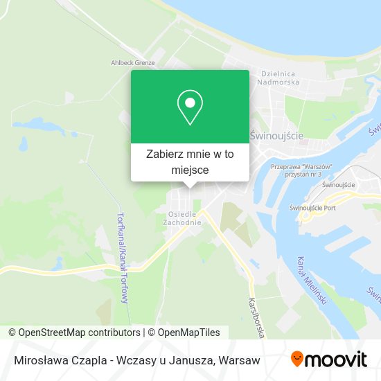 Mapa Mirosława Czapla - Wczasy u Janusza