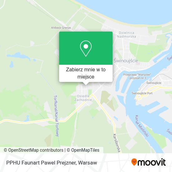 Mapa PPHU Faunart Pawel Prejzner