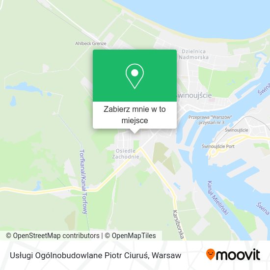 Mapa Usługi Ogólnobudowlane Piotr Ciuruś