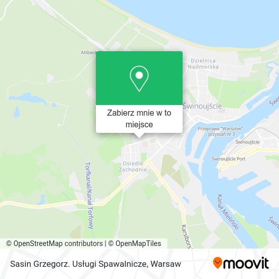 Mapa Sasin Grzegorz. Usługi Spawalnicze