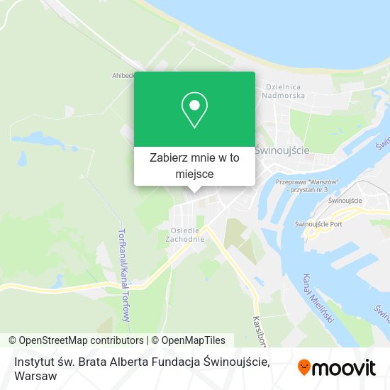 Mapa Instytut św. Brata Alberta Fundacja Świnoujście