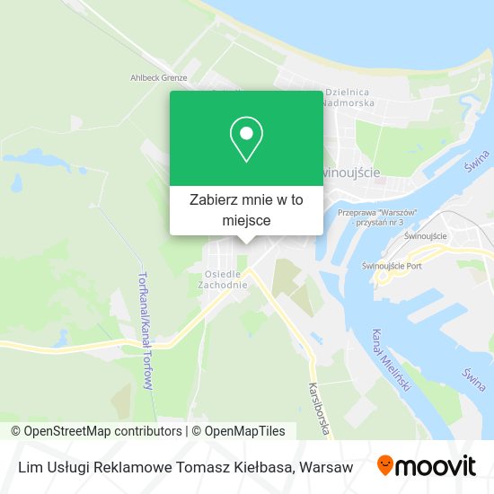 Mapa Lim Usługi Reklamowe Tomasz Kiełbasa