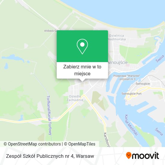 Mapa Zespół Szkół Publicznych nr 4