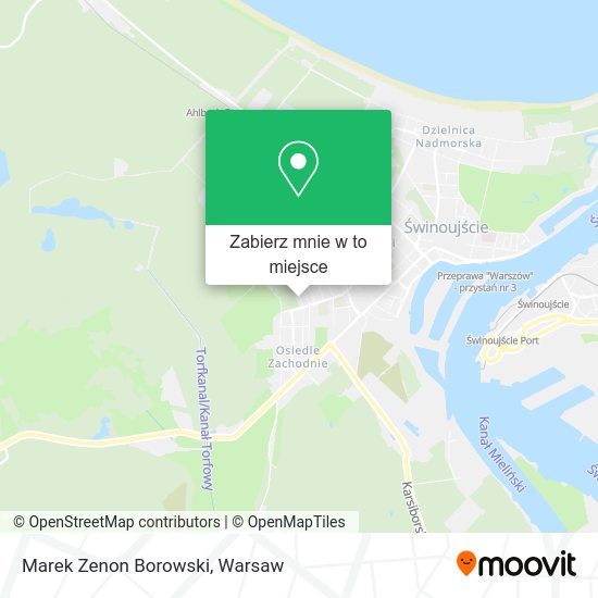 Mapa Marek Zenon Borowski