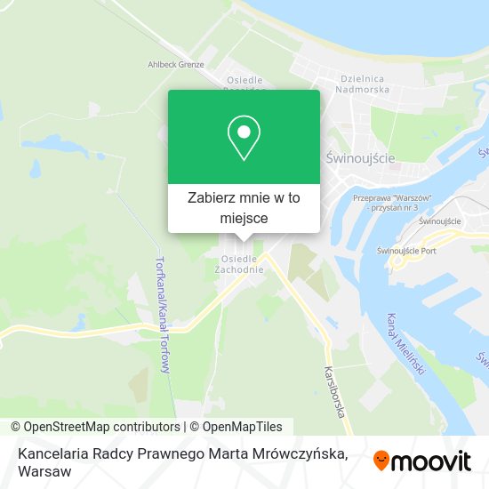 Mapa Kancelaria Radcy Prawnego Marta Mrówczyńska