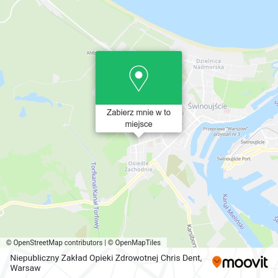 Mapa Niepubliczny Zakład Opieki Zdrowotnej Chris Dent