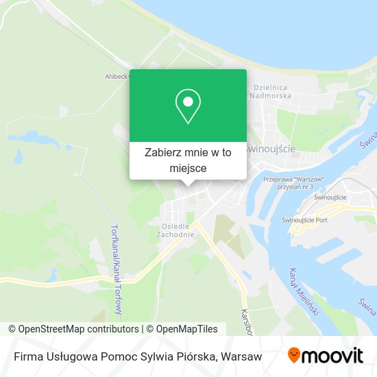 Mapa Firma Usługowa Pomoc Sylwia Piórska