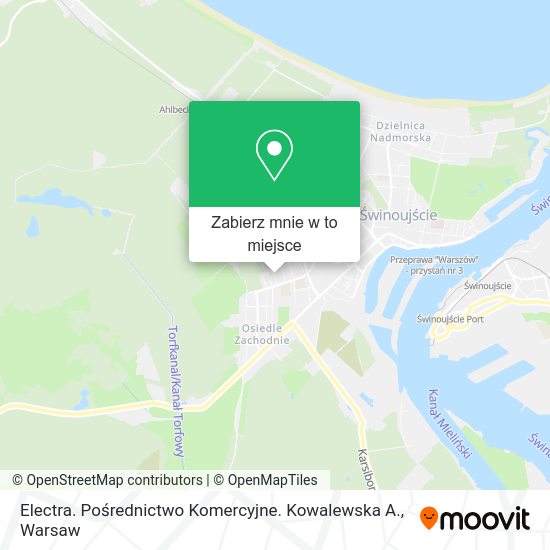 Mapa Electra. Pośrednictwo Komercyjne. Kowalewska A.